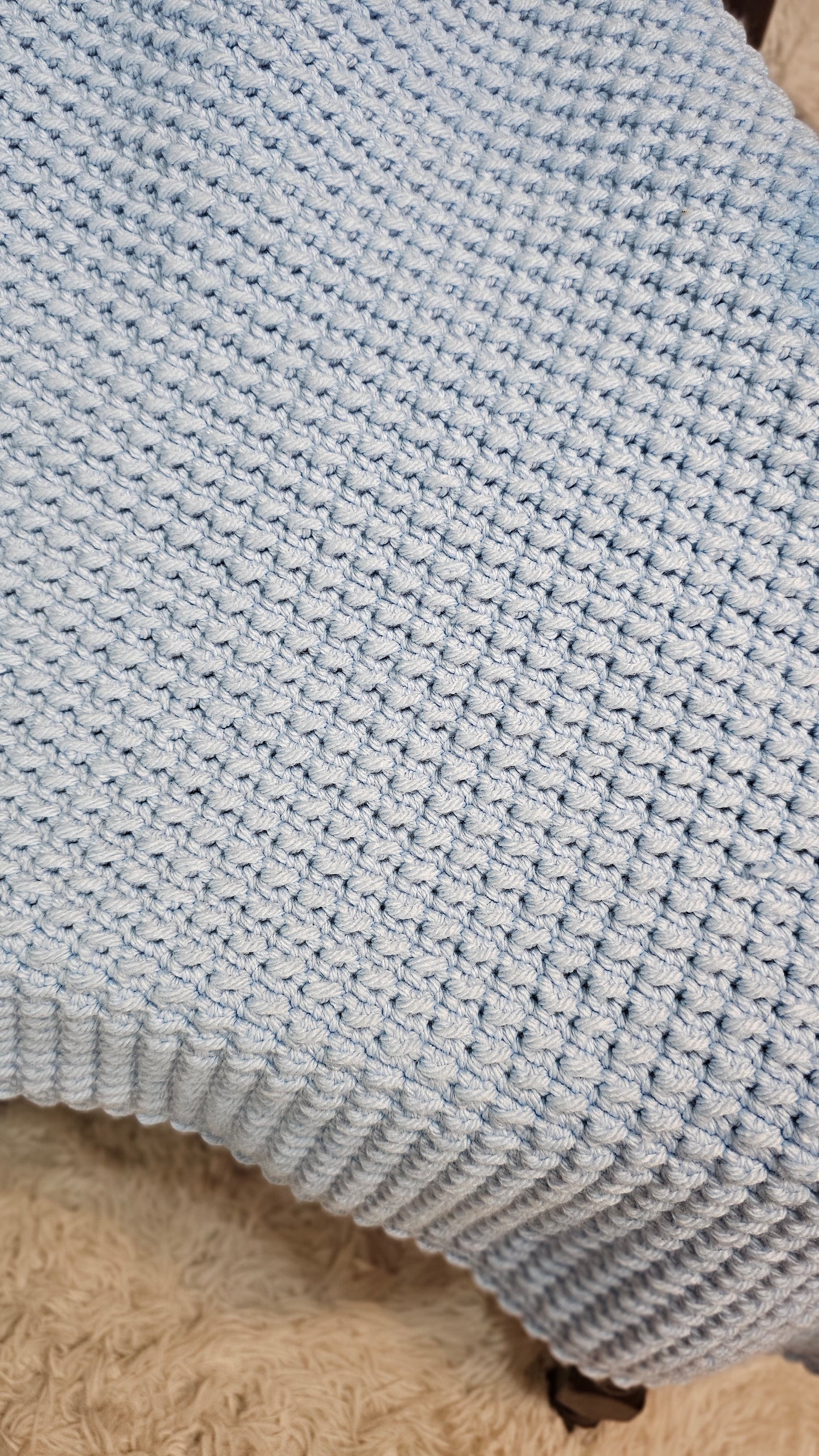 Light Blue Baby Blanket