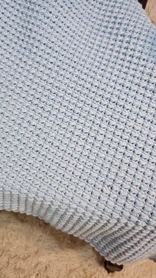 Light Blue Baby Blanket