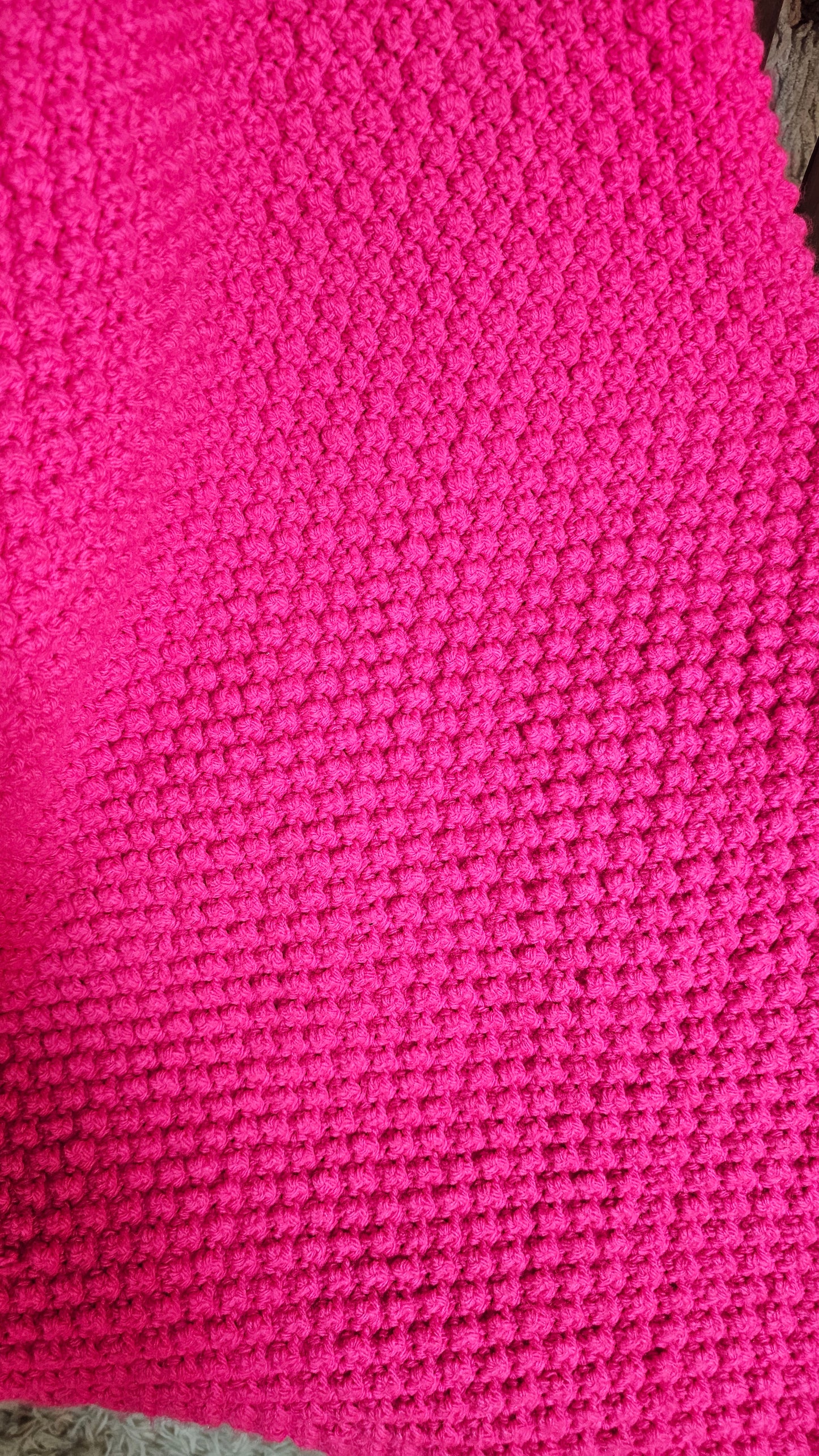 Hot Pink Baby Blanket