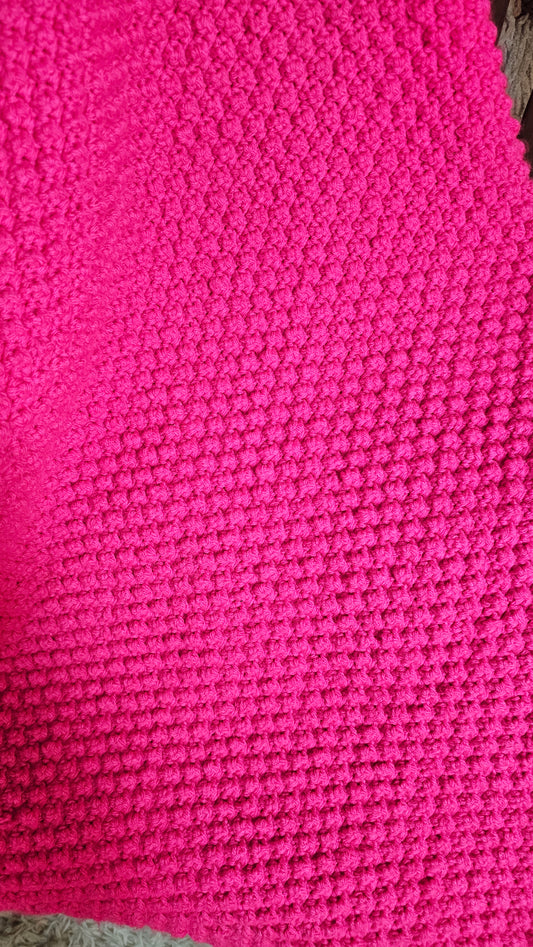 Hot Pink Baby Blanket