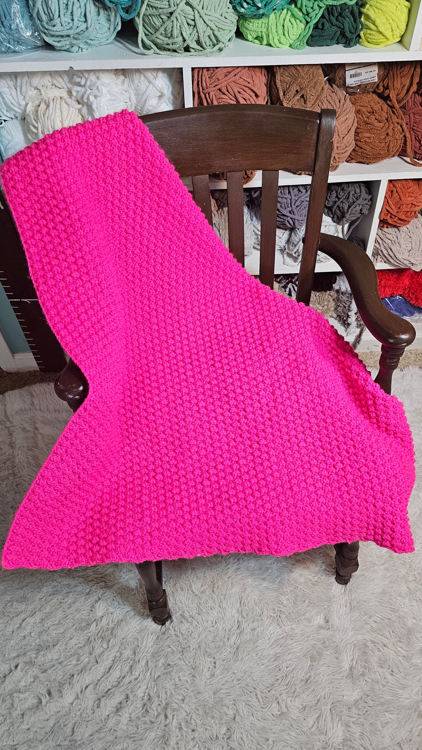 Hot Pink Baby Blanket