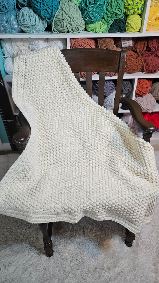 Off-White Baby Blanket