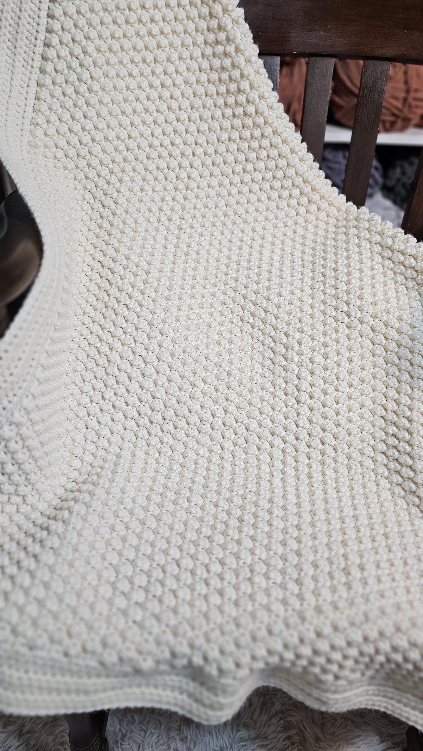 Off-White Baby Blanket