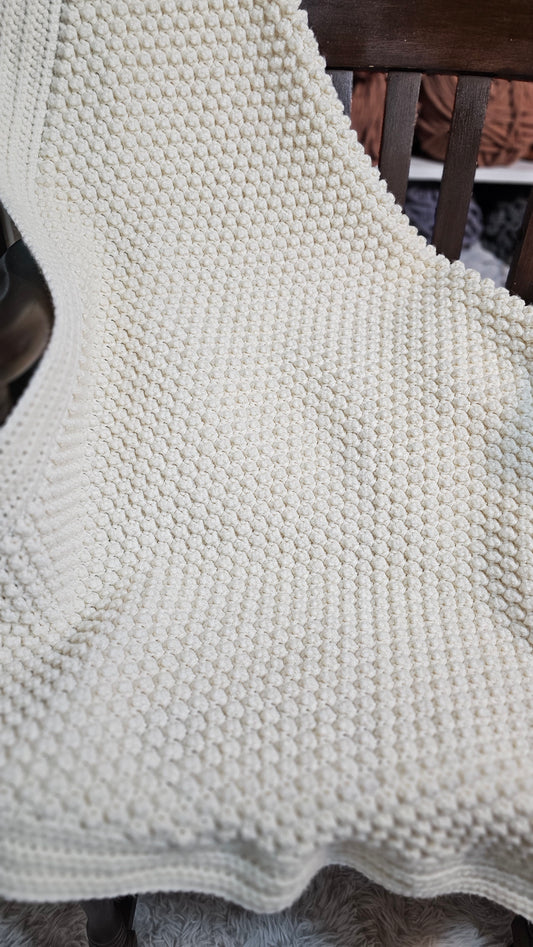 Off-White Baby Blanket
