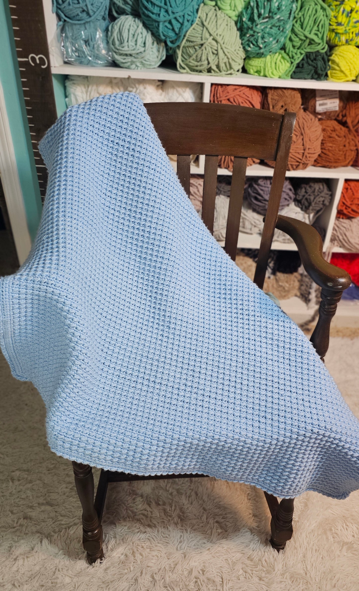 Light Blue Baby Blanket