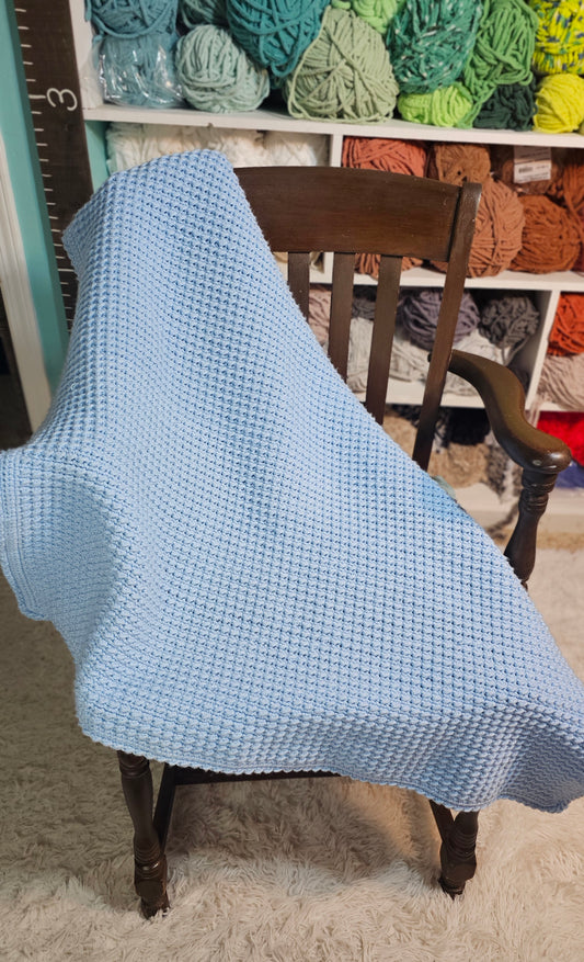 Light Blue Baby Blanket